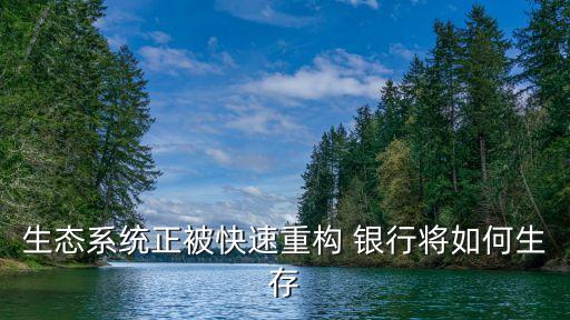 生態(tài)系統(tǒng)正被快速重構 銀行將如何生存
