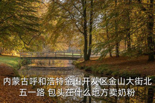 內(nèi)蒙古呼和浩特金山開(kāi)發(fā)區(qū)金山大街北五一路 包頭在什么地方賣(mài)奶粉