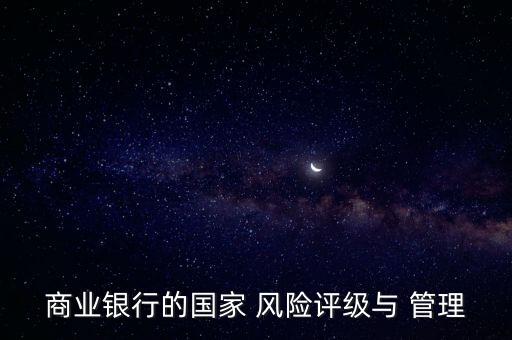 商業(yè)銀行的國家 風(fēng)險評級與 管理