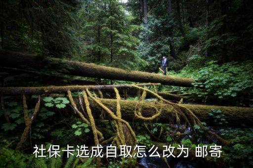  社?？ㄟx成自取怎么改為 郵寄
