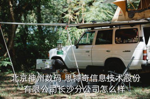 北京神州數碼 思特奇信息技術股份有限公司長沙分公司怎么樣
