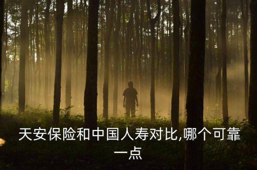  天安保險(xiǎn)和中國人壽對(duì)比,哪個(gè)可靠一點(diǎn)