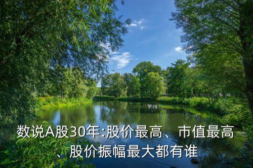 數(shù)說A股30年:股價最高、市值最高、股價振幅最大都有誰