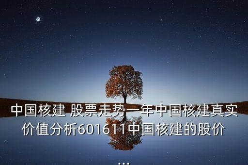 中國核建 股票走勢(shì)一年中國核建真實(shí)價(jià)值分析601611中國核建的股價(jià)...