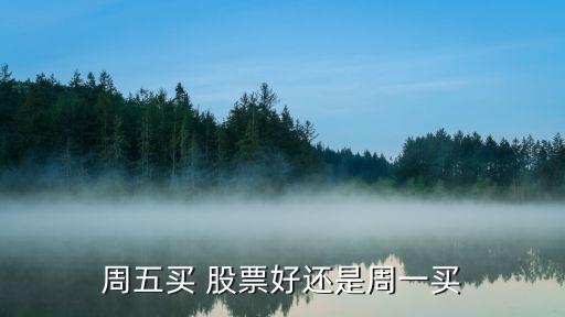 周五買(mǎi) 股票好還是周一買(mǎi)