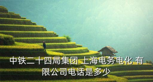 中鐵二十四局集團 上海電務電化 有限公司電話是多少