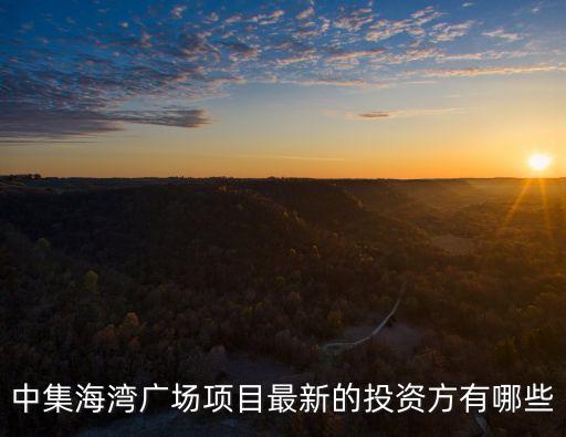 中集海灣廣場(chǎng)項(xiàng)目最新的投資方有哪些