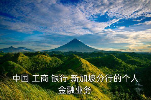 中國 工商 銀行 新加坡分行的個(gè)人金融業(yè)務(wù)