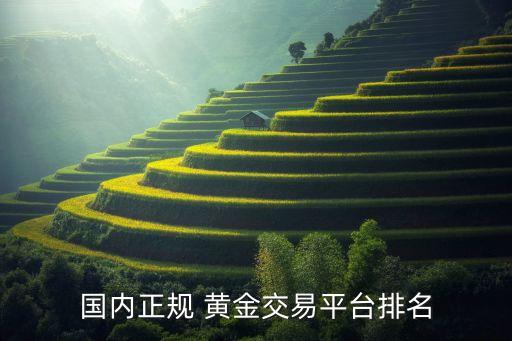 國(guó)內(nèi)正規(guī) 黃金交易平臺(tái)排名