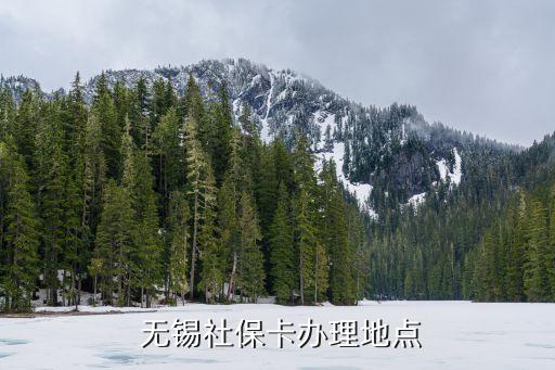  無錫社保卡辦理地點(diǎn)