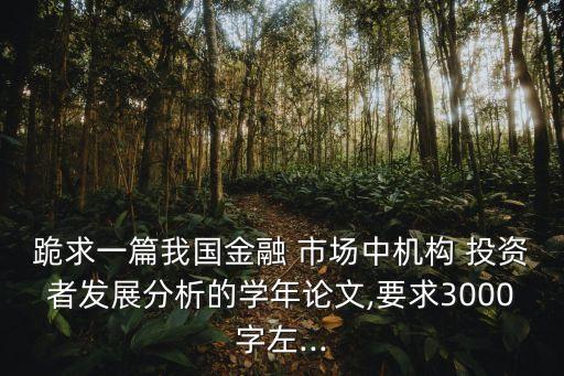 中國資本市場投資者結(jié)構,如果資本市場半強式有效,投資者( )