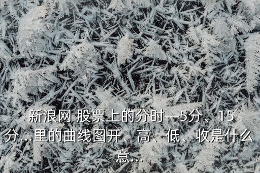  新浪網(wǎng) 股票上的分時(shí)—5分、15分…里的曲線圖開、高、低、收是什么意...