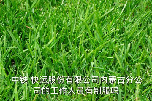  中鐵 快運股份有限公司內蒙古分公司的工作人員有制服嗎