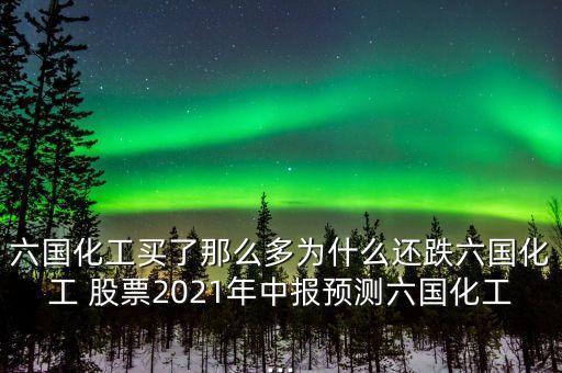六國(guó)化工買(mǎi)了那么多為什么還跌六國(guó)化工 股票2021年中報(bào)預(yù)測(cè)六國(guó)化工...