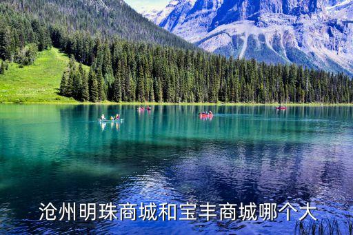  滄州明珠商城和寶豐商城哪個(gè)大