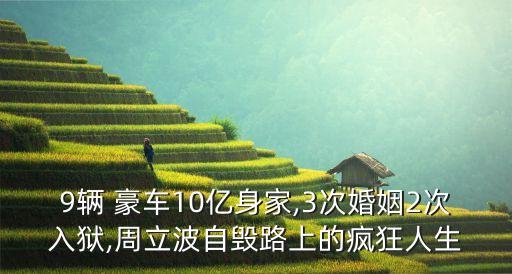9輛 豪車(chē)10億身家,3次婚姻2次入獄,周立波自毀路上的瘋狂人生