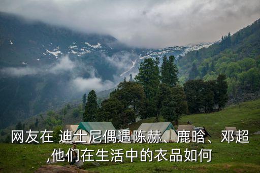 網(wǎng)友在 迪士尼偶遇陳赫、鹿晗、鄧超,他們在生活中的衣品如何