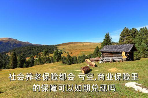 社會養(yǎng)老保險都會 虧空,商業(yè)保險里的保障可以如期兌現嗎