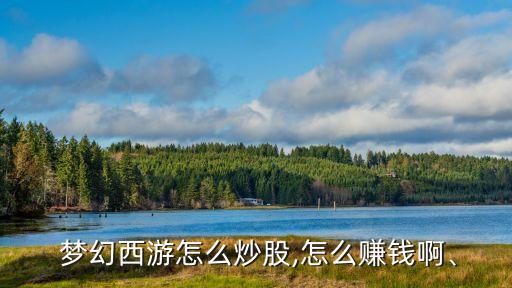  夢幻西游怎么炒股,怎么賺錢啊、