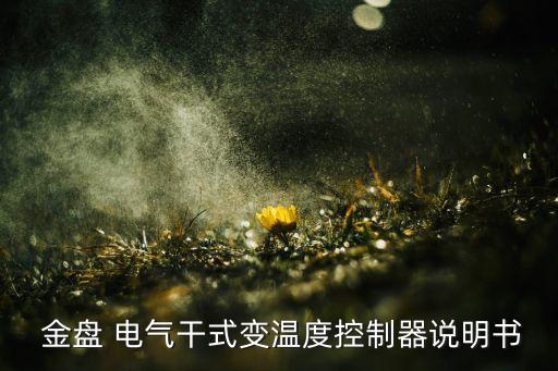  金盤 電氣干式變溫度控制器說(shuō)明書(shū)